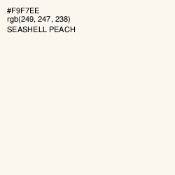 #F9F7EE - Seashell Peach Color Image